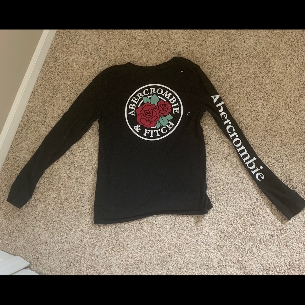 black abercrombie shirt